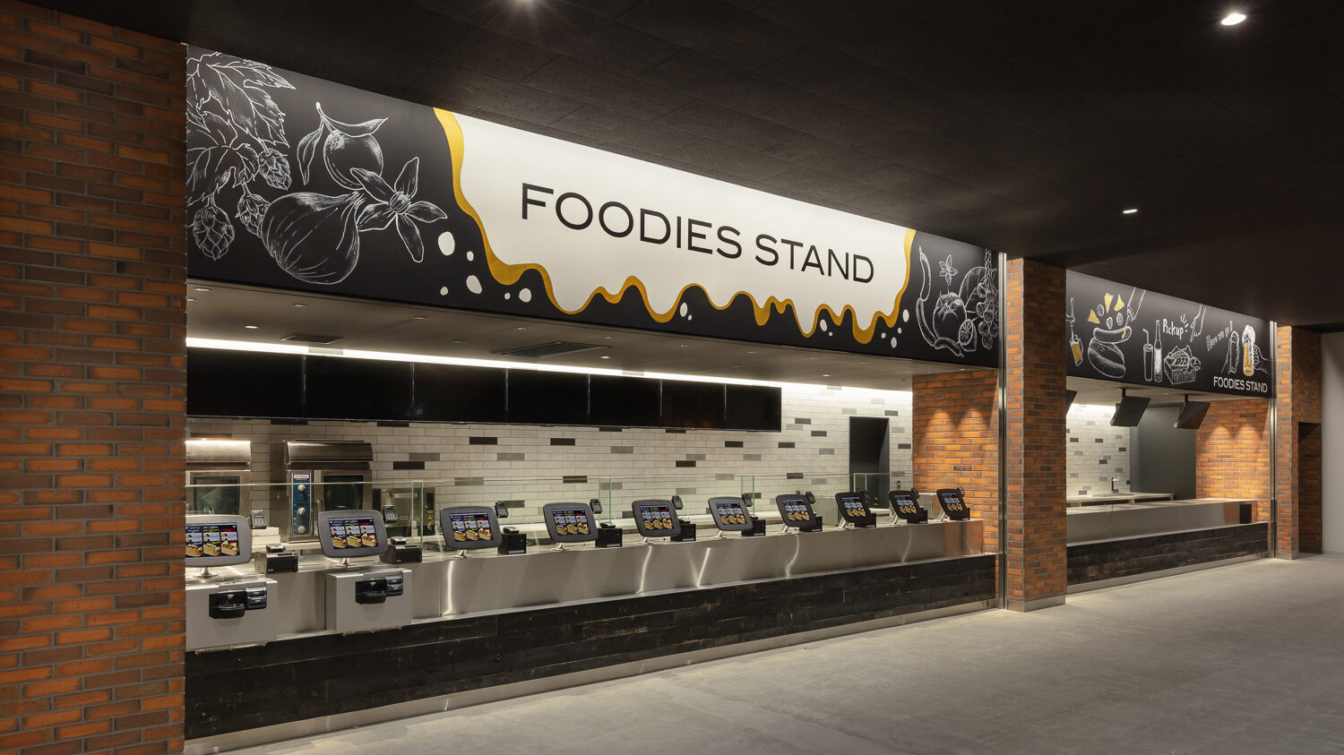 ぴあアリーナMMのFOODIES STANDの全体写真